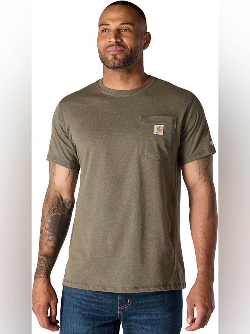 NWT Carhartt Men's Force Relaxed Fit Midnight Short Sleeve Pocket T-Shirt